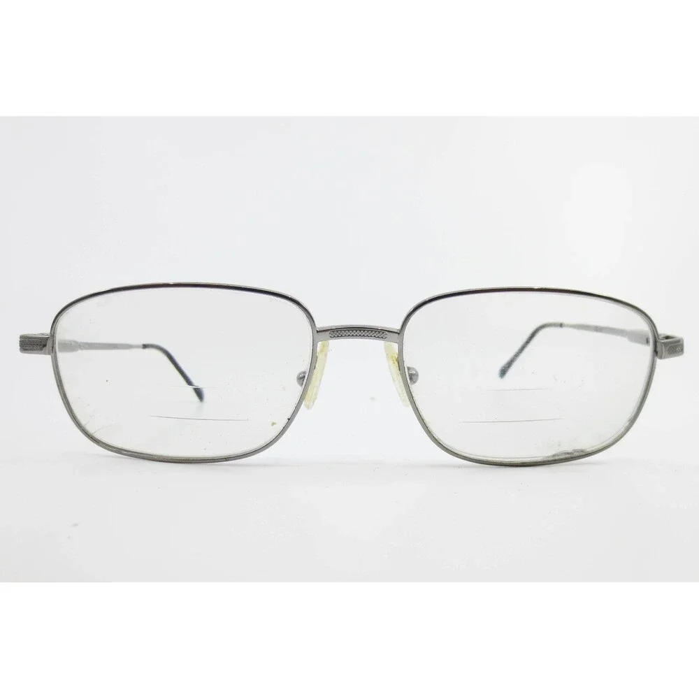 Sferoflex 2086 268 Gunmetal Gray Rectangular Eyeglass Frames 56-17-140 Mens